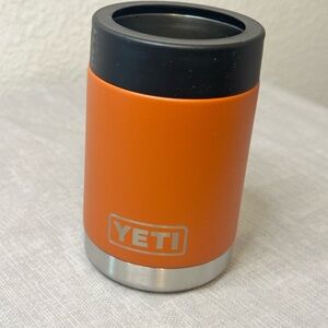 YETI Orange and Black Can Cooler